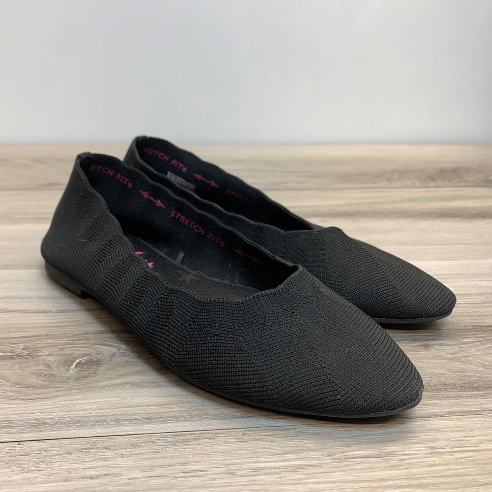 Skechers Shoes Womens Size 6.5 Cleo Bewitch Casual Slip On Ballet Flats 48885